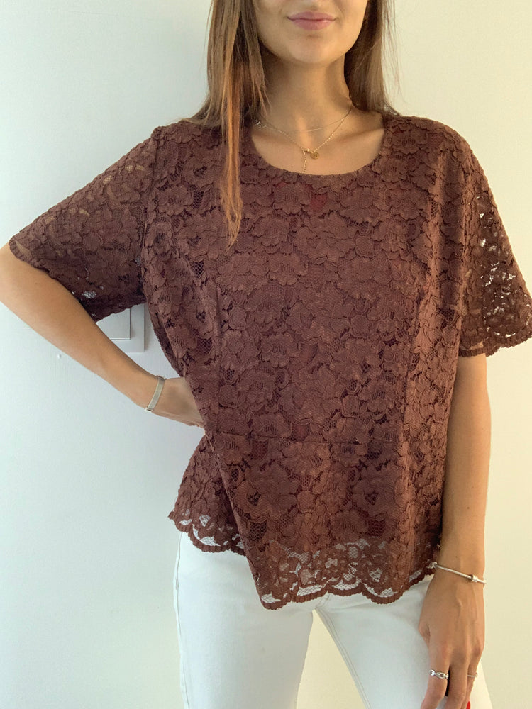 Blouse manches courtes Camille taille 40