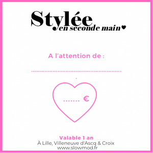 Carte Cadeau Slowmod <3